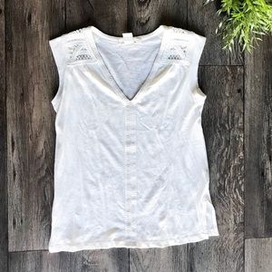 NWOT H&M cream colored blouse. Size XS